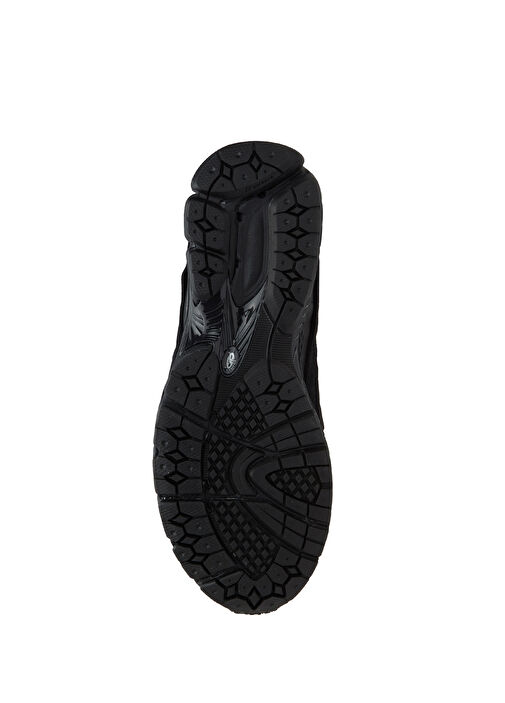 2002 Siyah Erkek Deri Sneaker - Görsel 6