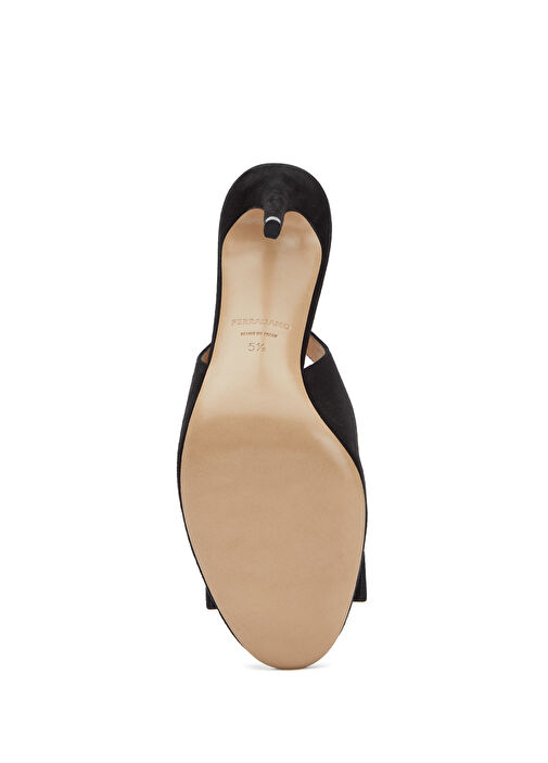 Vibily Siyah Süet Topuklu Ayakkabı - Görsel 6