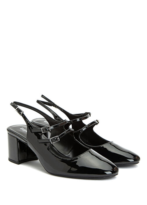 Siyah Kadın Bantlı Ayakkabı - Görsel 3