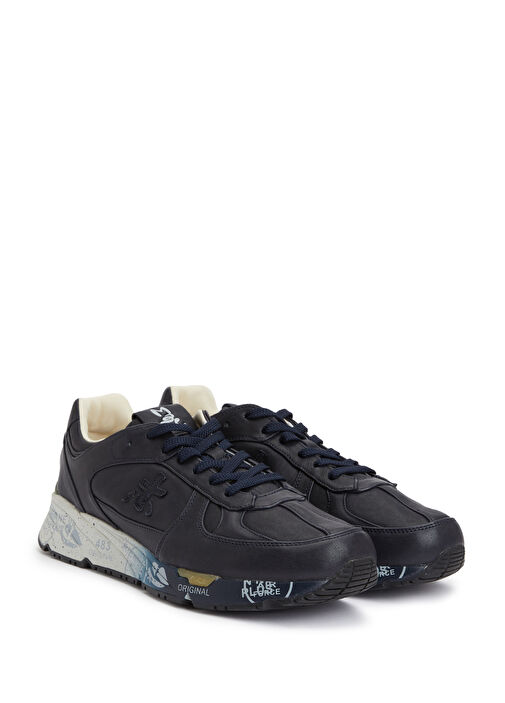 Mase 7082 Lacivert Erkek Deri Sneaker - Görsel 3