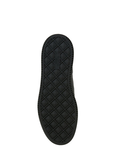 One Stud XL Siyah Erkek Deri Sneaker - Görsel 11