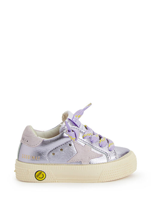 May Lila Unisex Çocuk Deri Sneaker - Görsel 2