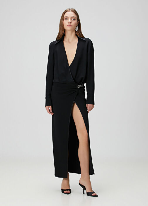 The Attico - Black Midi Dress The Attico - Black Midi Dress