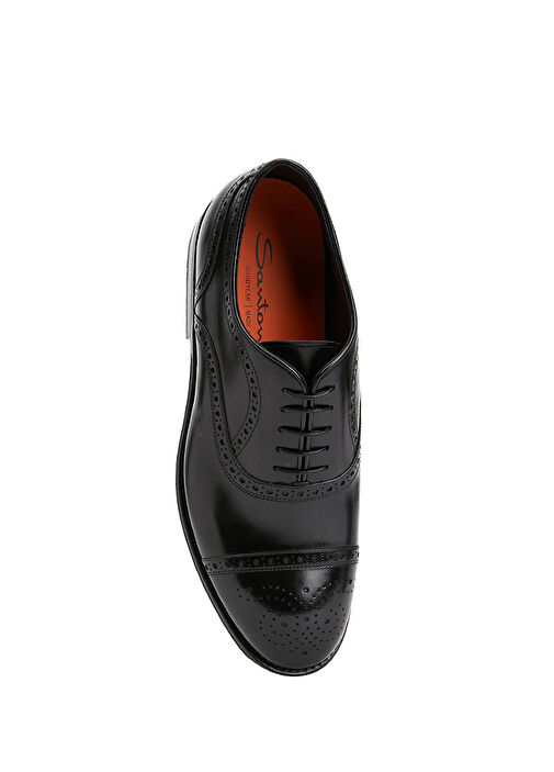 Siyah Erkek Deri Ayakkabı - Görsel 5