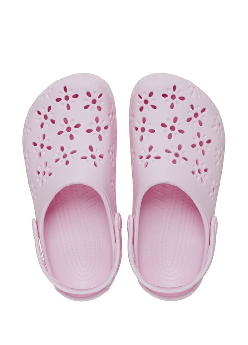 Classic Floral Cut Out Kadın Terlik - Görsel 4