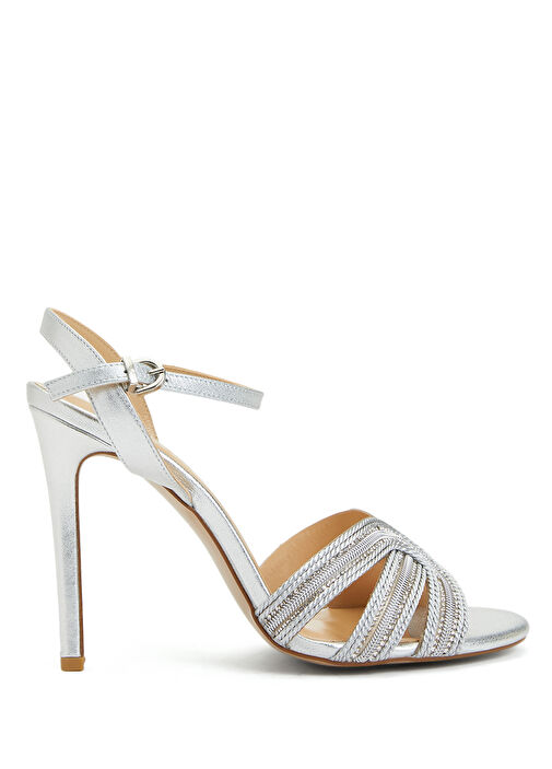 Network Network Silver Gümüş Rengi Kadın Deri Sandalet Sandalet & Terlik | Beymen Gümüş - 2. görsel