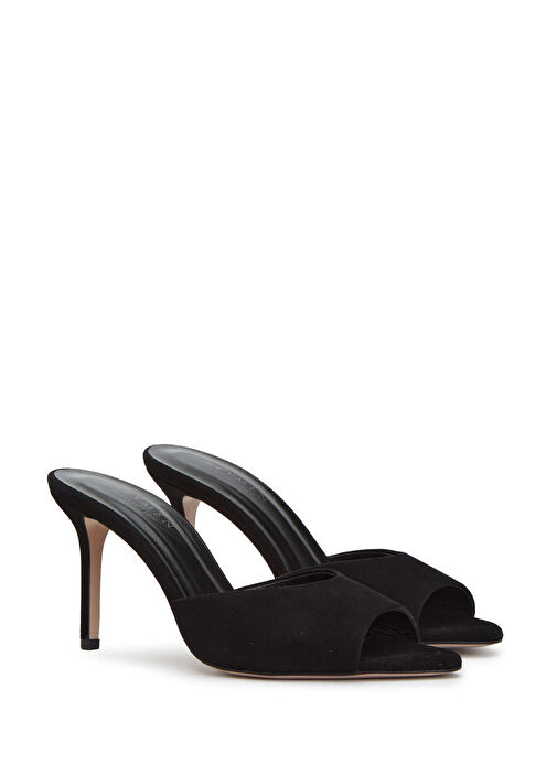 Beymen Collection Beymen Collection Essential Siyah Kadın Süet Terlik Sandalet & Terlik | Beymen Siyah - 3. görsel