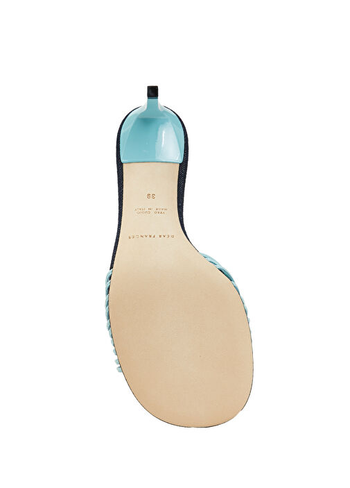 Mavi Kadın Deri Terlik - Görsel 6