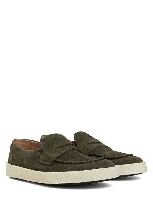 Haki Erkek Süet Loafer - Görsel 3