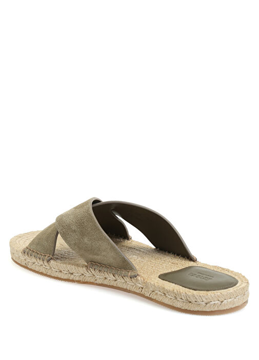 Yeşil Erkek Deri Sandalet - Görsel 4