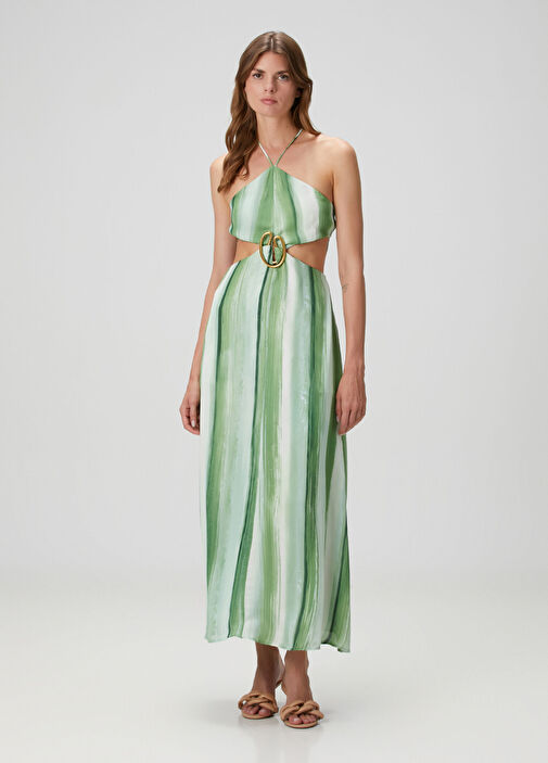cult gaia dress green VAL DRESS main image 0