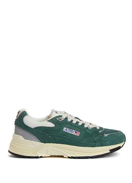 Hyperway Koyu Yeşil Erkek Deri Sneaker - Görsel 2