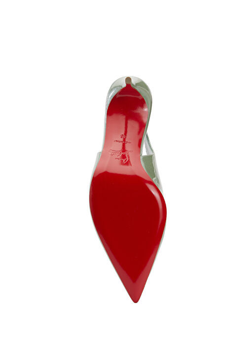 Hot Chick Su Yeşili Deri Topuklu Ayakkabı - Görsel 6