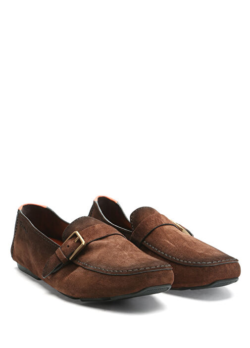 Kahverengi Erkek Süet Driver - Görsel 3