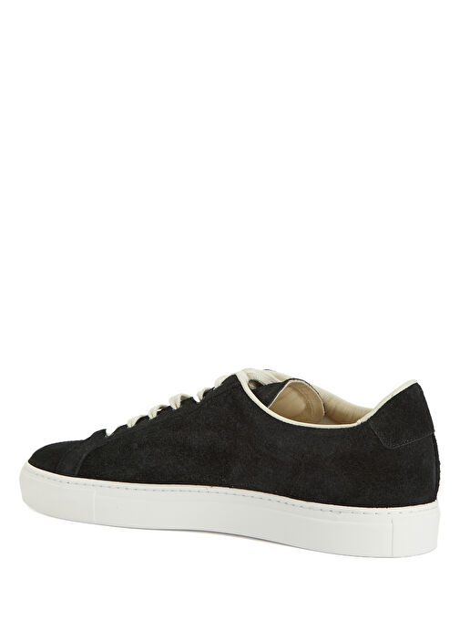 Siyah Erkek Deri Sneaker - Görsel 4