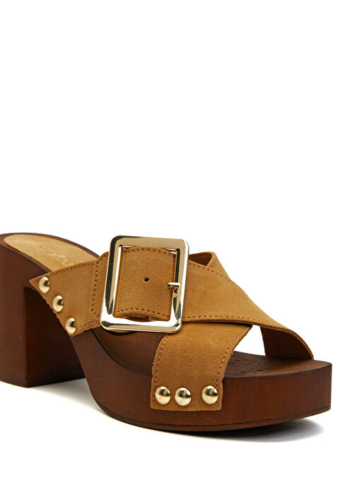 Divarese Divarese Hardal Kadın Deri Terlik Beymen'de! Hardal - 7. görsel