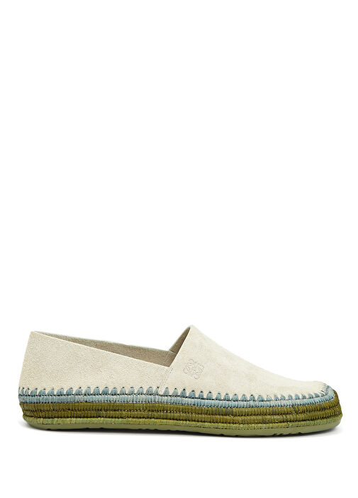 x Paula's Ibiza Gri Erkek Süet Espadril - Görsel 2