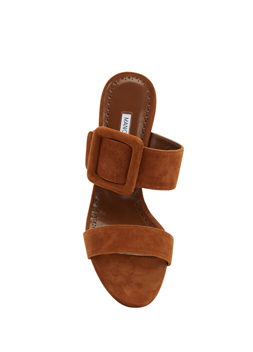 Manolo Blahnik Topuklu Terlik - Görsel 5