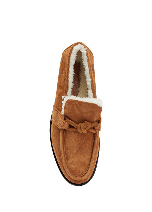 Astaire Karamel Kadın Süet Loafer - Görsel 5