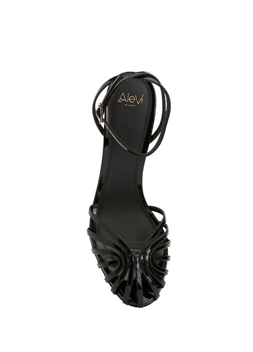 Ally Siyah Kadın Deri Sandalet - Görsel 5