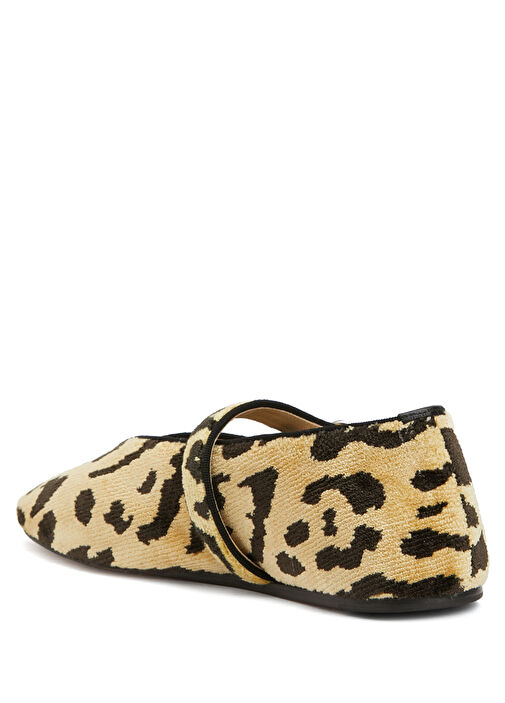 Stella Leopar Desenli Deri Babet - Görsel 4