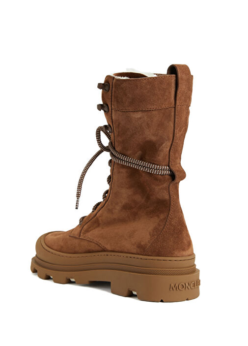 Kahverengi Kadın Deri Bot - Görsel 4