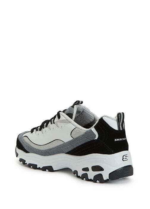 D'Lites Corduroy Chic Siyah Gri Kadın Sneaker - Görsel 4