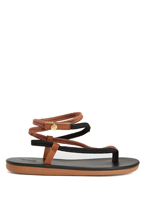 Ormi Siyah Taba Kadın Sandalet - Görsel 2