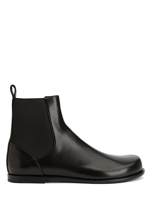 Siyah Erkek Deri Bot - Görsel 2