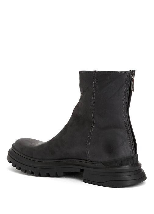 Siyah Erkek Deri Bot - Görsel 4