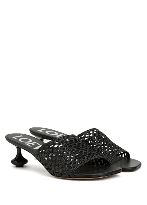 Toy Siyah Kadın Deri Terlik - Görsel 3