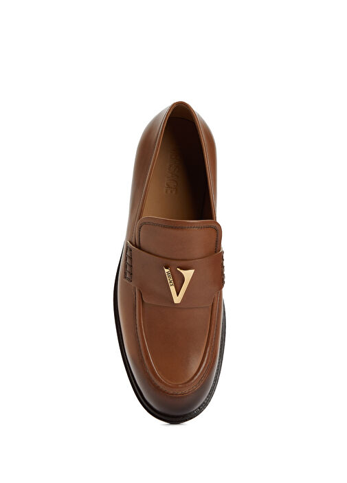 Kahverengi Erkek Deri Loafer - Görsel 5