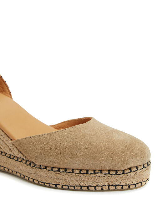 Bej Kadın Süet Espadril - Görsel 7