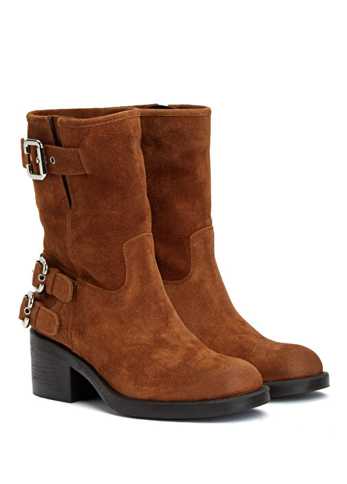 Dakota Kahverengi Kadın Süet Bot - Görsel 3