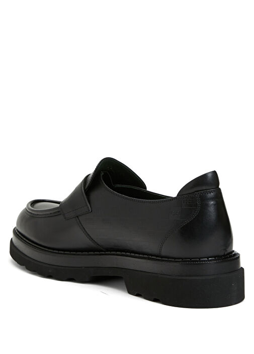 Siyah Erkek Deri Loafer - Görsel 4