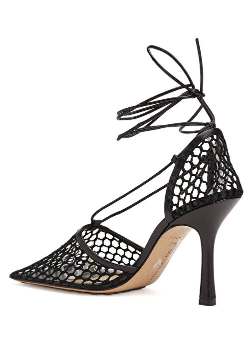 Beymen Reborn Siyah Beymen Reborn Bottega Veneta Topuklu Sandalet