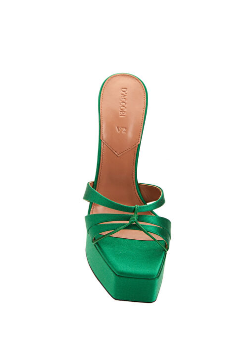 Sienna Yeşil Kadın Deri Terlik - Görsel 5