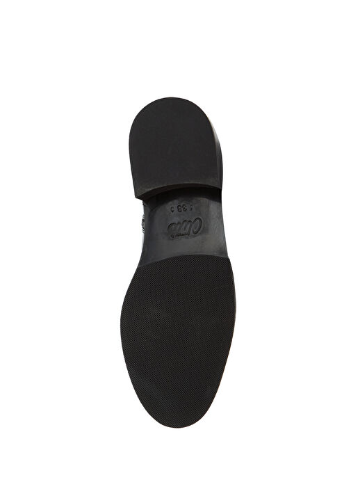 Siyah Kadın Deri Çizme - Görsel 6