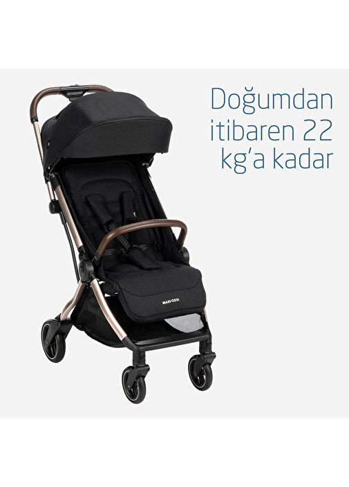parasol stroller umbrella Limo dojo loach cave Colour:Tonal black Cosi Lila Stroller Maxi Flexible Metal Stick