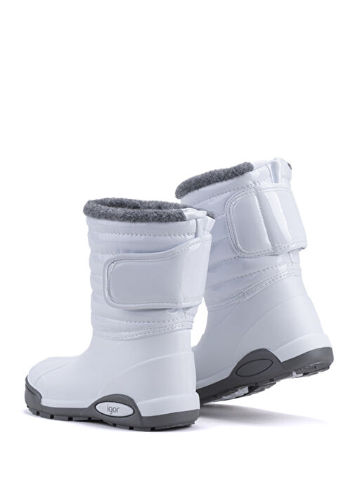 Topo Ski Charol Beyaz Unisex Çocuk Bot - Görsel 5