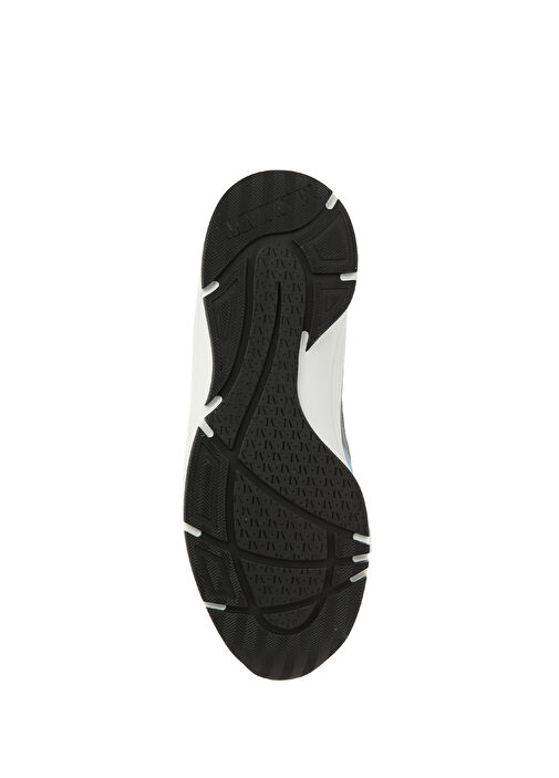 Gri Mavi Erkek Deri Sneaker - Görsel 6