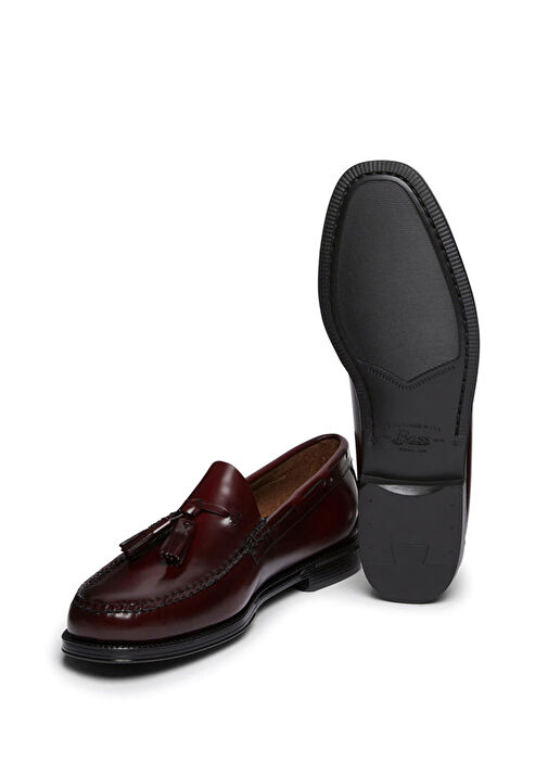 Bordo Erkek Deri Loafer - Görsel 6