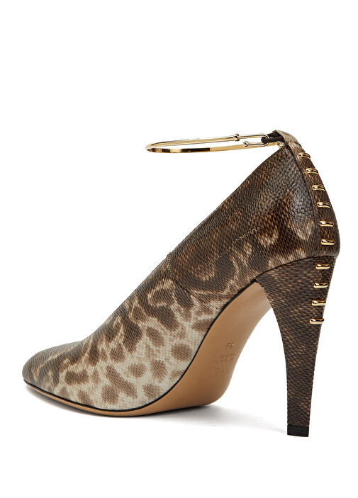 Filo Bej Topuklu Ayakkabı - Görsel 4