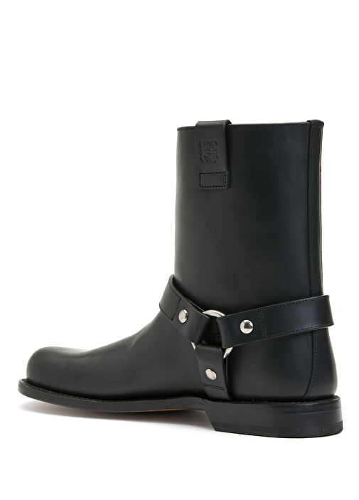 Siyah Kadın Deri Bot - Görsel 4