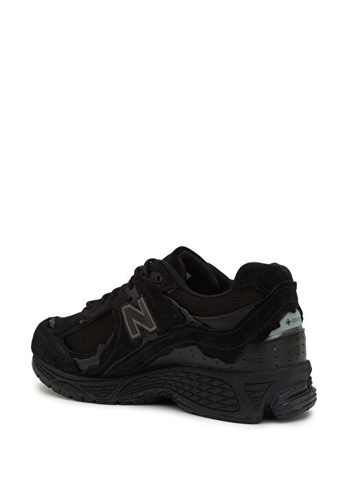 2002 Siyah Erkek Deri Sneaker - Görsel 4