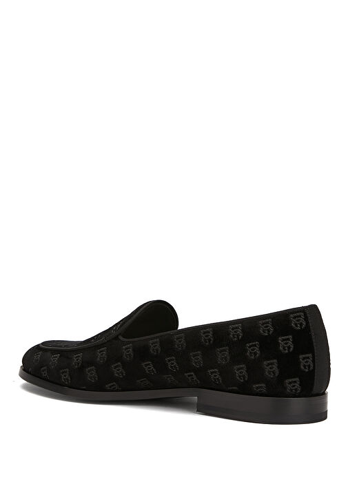 Siyah Logo Desenli Erkek Loafer - Görsel 4