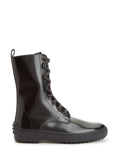 Antrasit Kadın Deri Bot - Görsel 2