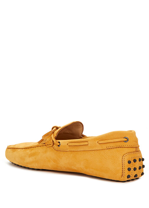 Sarı Bağcık Detaylı Erkek Deri Driver - Görsel 4