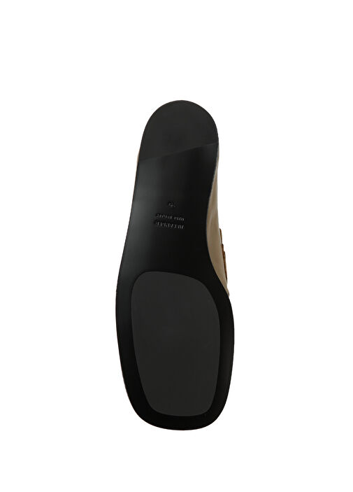 Haki Kadın Deri Loafer - Görsel 6