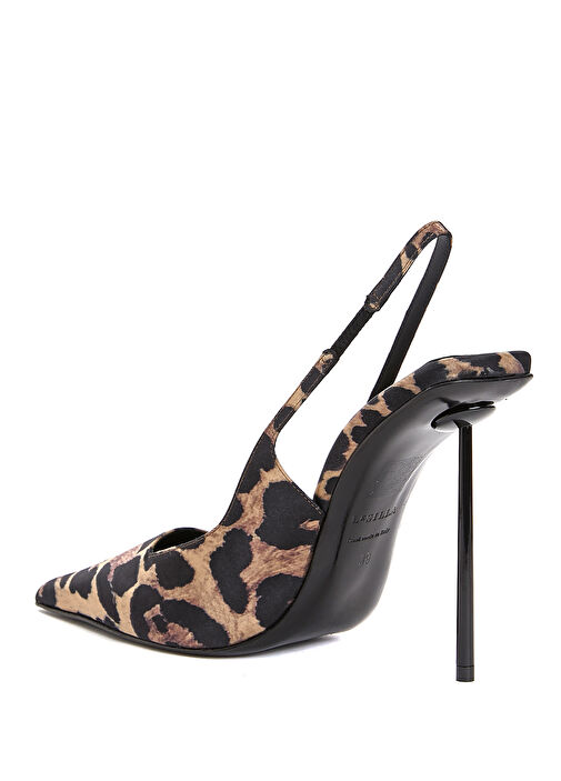Leopar Desenli Stiletto - Görsel 4